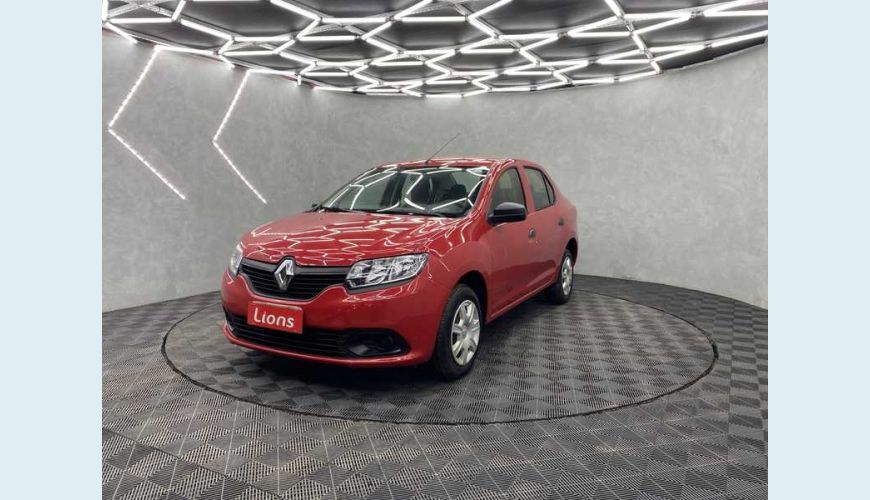 RENAULT LOGAN AUTHENTIQUE 1.0 12V SCE FLEX - VERMELHO - 2018 Foto 2 (Grande)