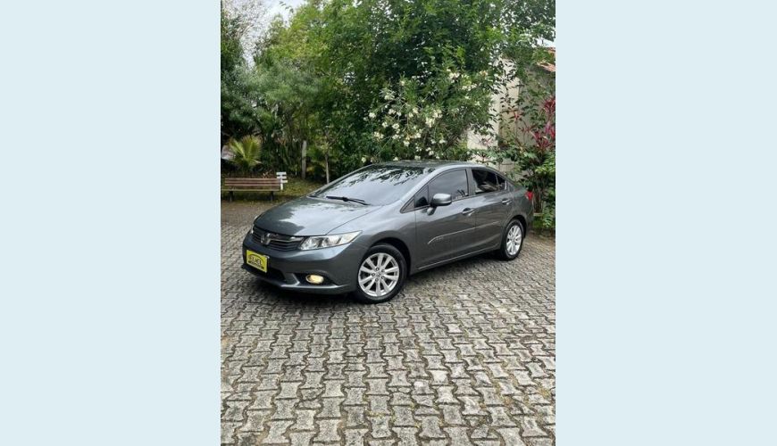 HONDA CIVIC LXS - CINZA - 2014 Foto 2 (Grande)
