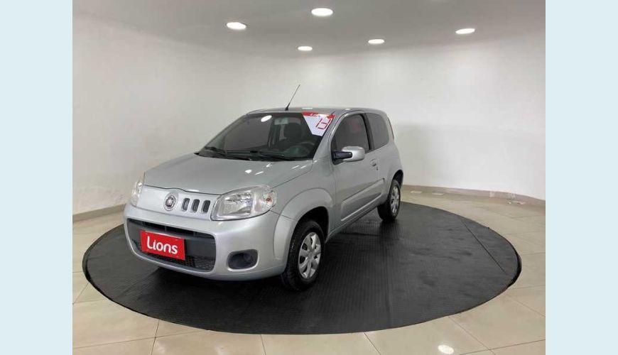 FIAT UNO VIVACE 1.0 8V FLEX 2P - PRATA - 2013 Foto 2 (Grande)