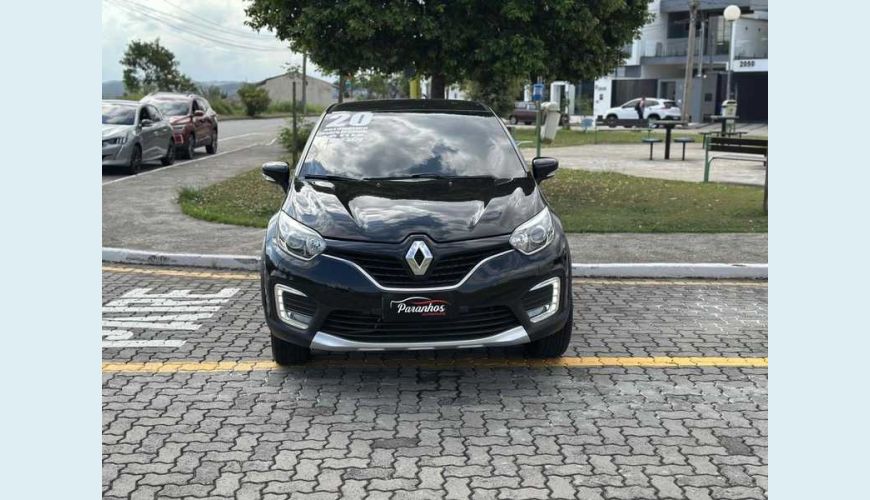 RENAULT CAPTUR INTENSE 1.6 16V SCE CVT FLEX - PRETO - 2020 Foto 2 (Grande)