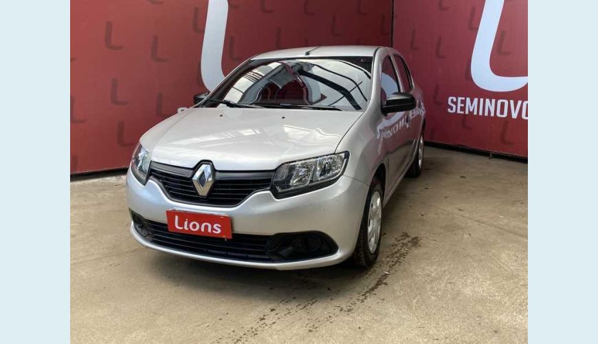 RENAULT LOGAN AUTHENTIQUE 1.0 12V SCE FLEX - PRATA - 2020 Foto 2 (Grande)