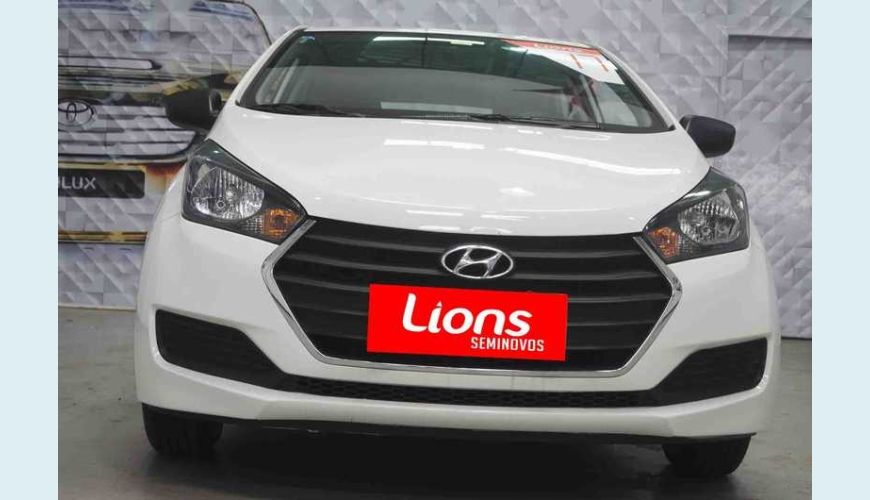 HYUNDAI HB 20 1.0 TURBO COMFORT PLUS BLUEMEDIA (FLEX) - BRANCO - 2017 Foto 2 (Grande)