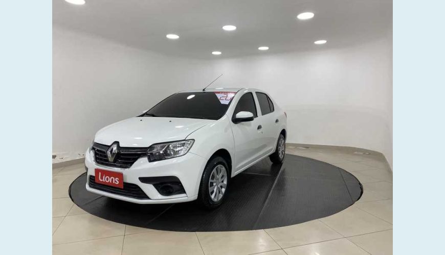 RENAULT LOGAN ZEN 1.0 12V SCE (FLEX) - BRANCO - 2020 Foto 2 (Grande)