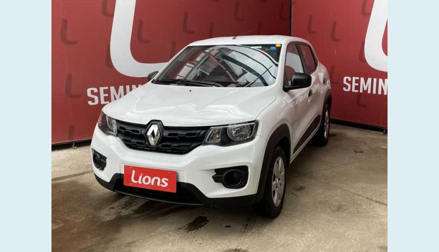 RENAULT KWID ZEN 1.0 12V SCE (FLEX) - BRANCO - 2019 Foto 2 (Grande)
