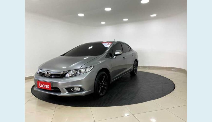 HONDA CIVIC NEW LXR 2.0 I-VTEC AUT. FLEX - CINZA - 2014 Foto 2 (Grande)