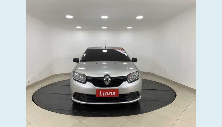 RENAULT LOGAN AUTHENTIQUE 1.0 12V SCE FLEX - PRATA - 2020 Foto 2 (Grande)