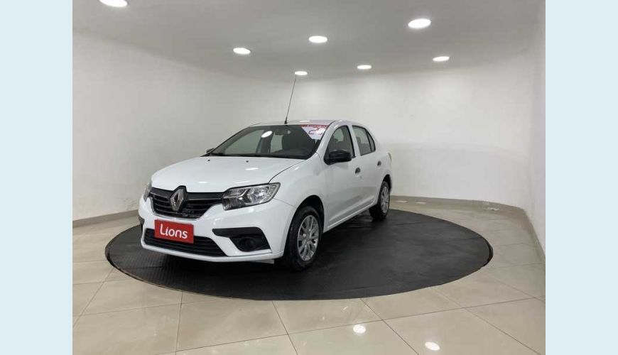 RENAULT LOGAN LIFE 1.0 12V SCE (FLEX) - BRANCO - 2020 Foto 2 (Grande)