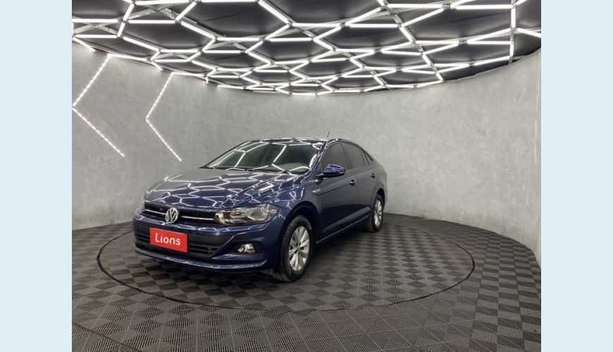 VOLKSWAGEN VIRTUS 1.0 200 TSI COMFORTLINE (FLEX) (AUT) - AZUL - 2020 Foto 2 (Grande)