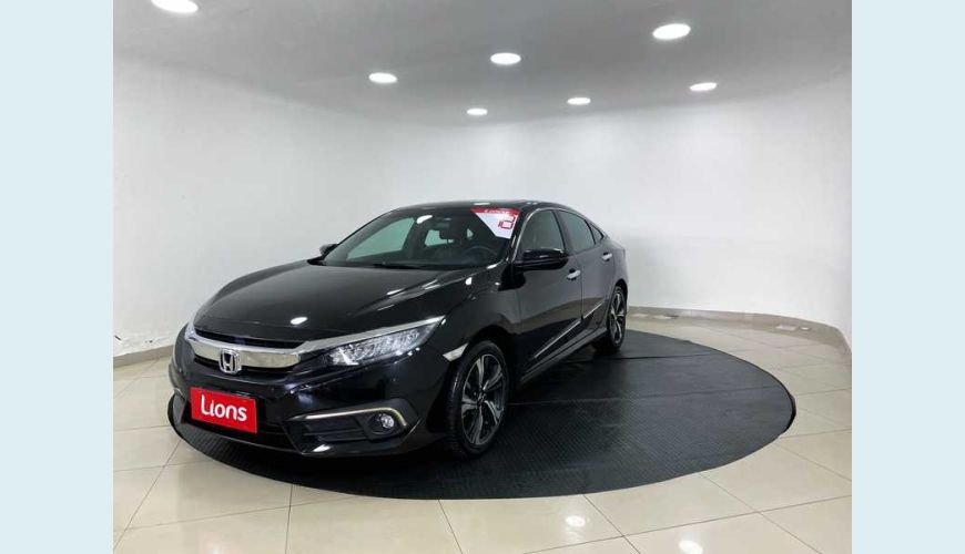 HONDA CIVIC 1.5 TOURING TURBO AUT - PRETO - 2018 Foto 2 (Grande)