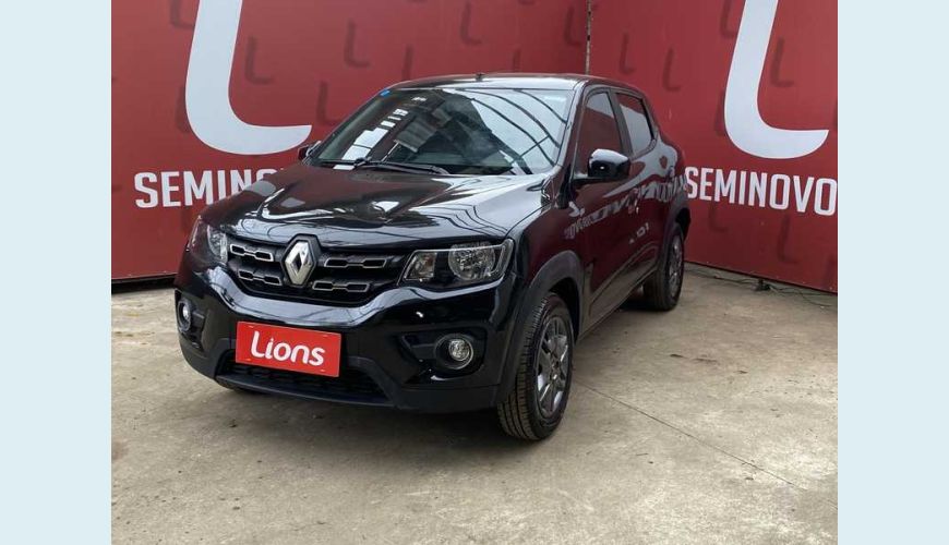RENAULT KWID INTENSE 1.0 12V SCE FLEX - PRETO - 2018 Foto 2 (Grande)