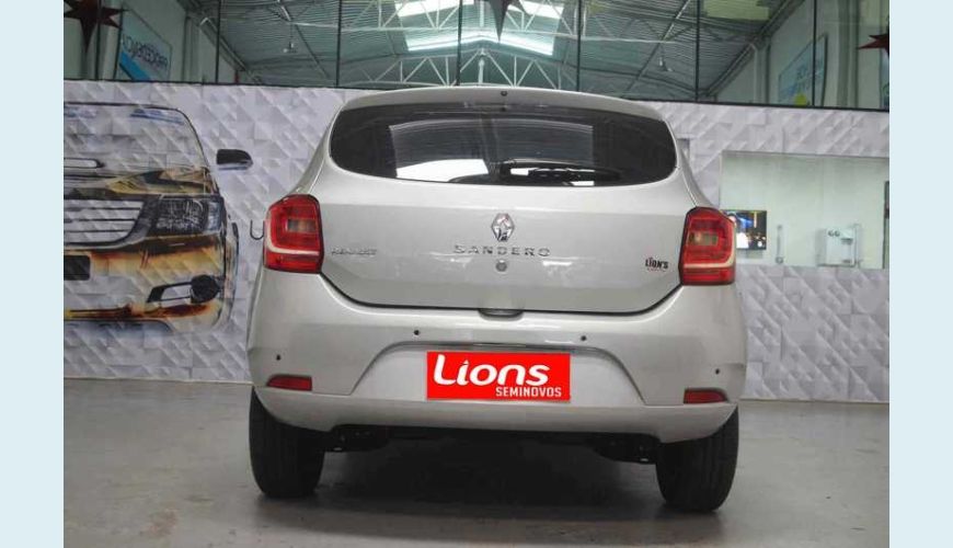 RENAULT SANDERO EXPRESSION 1.0 16V (FLEX) - PRATA - 2017 Foto 2 (Grande)