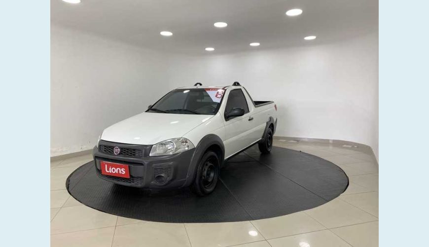 FIAT STRADA HARD WORKING 1.4 (FLEX) (CABINE SIMPLES) - BRANCO - 2018 Foto 2 (Grande)
