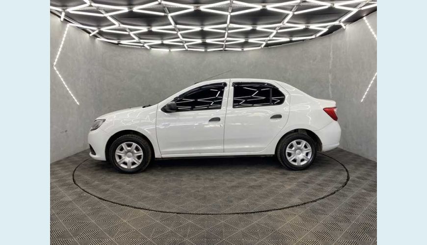 RENAULT LOGAN AUTHENTIQUE 1.0 12V SCE (FLEX) - BRANCO - 2020 Foto 2 (Grande)