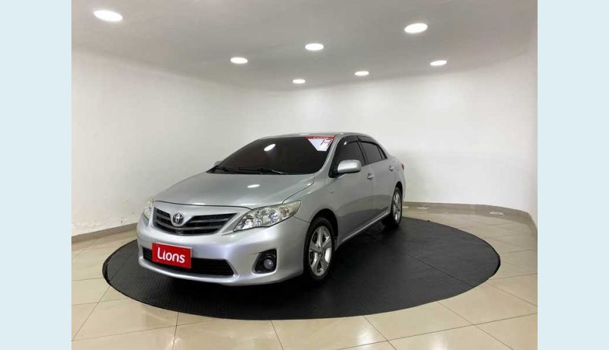 TOYOTA COROLLA SEDAN 1.8 DUAL VVT-I GLI FLEX - PRATA - 2013 Foto 2 (Grande)