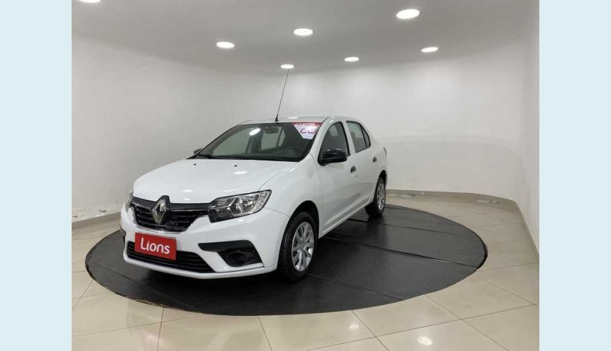 RENAULT LOGAN ZEN 1.0 12V SCE FLEX - BRANCO - 2020 Foto 2 (Grande)