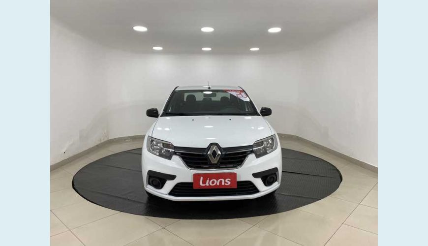 RENAULT LOGAN ZEN 1.0 12V SCE (FLEX) - BRANCO - 2020 Foto 2 (Grande)