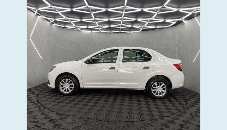 RENAULT LOGAN AUTHENTIQUE 1.0 12V SCE (FLEX) - BRANCO - 2019 Foto 2 (Grande)