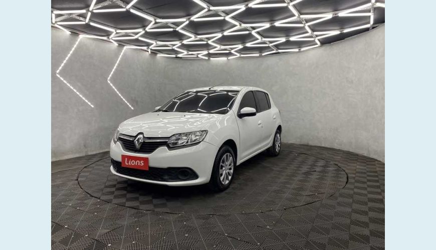 RENAULT SANDERO EXPRESSION 1.0 12V SCE (FLEX) - BRANCO - 2018 Foto 2 (Grande)