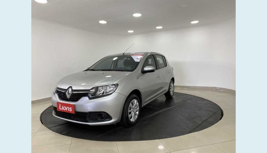 RENAULT SANDERO EXPRESSION 1.0 16V (FLEX) - PRATA - 2016 Foto 2 (Grande)