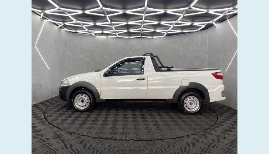 FIAT STRADA HARD WORKING 1.4 FLEX CS - BRANCO - 2020 Foto 2 (Grande)