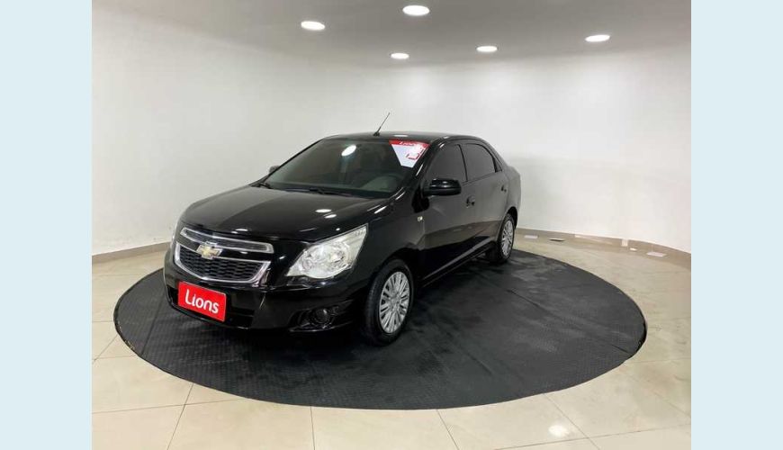 CHEVROLET COBALT LT 1.4 8V (FLEX) - PRETO - 2013 Foto 2 (Grande)