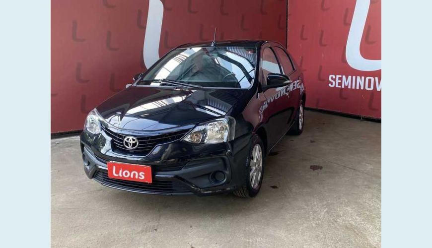 TOYOTA ETIOS SEDAN X PLUS 1.5 AUT. FLEX - PRETO - 2020 Foto 2 (Grande)