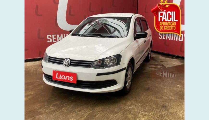 VOLKSWAGEN GOL 1.0 TEC FLEX 2P - BRANCO - 2014 Foto 2 (Grande)