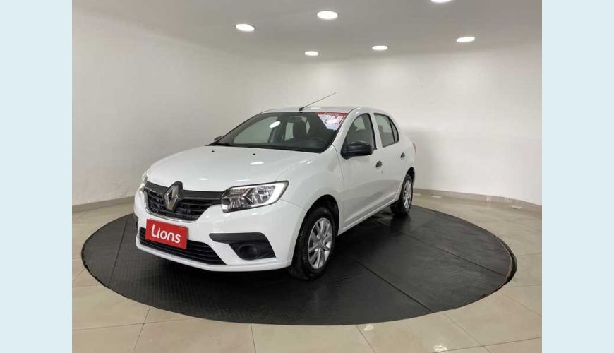 RENAULT LOGAN ZEN 1.0 12V SCE FLEX - BRANCO - 2020 Foto 2 (Grande)