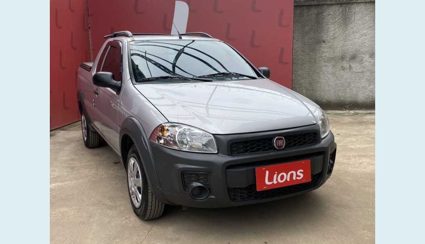 FIAT STRADA HARD WORKING 1.4 (FLEX) (CABINE ESTENDIDA) - PRATA - 2018 Foto 2 (Grande)
