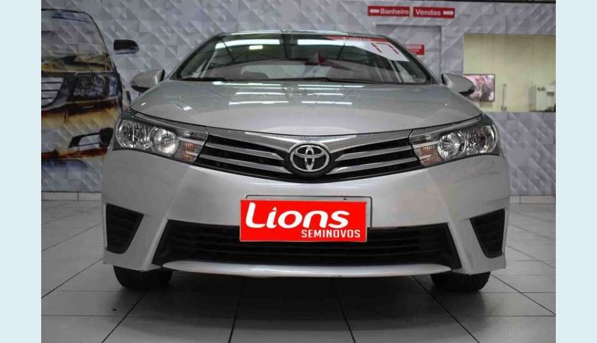 TOYOTA COROLLA 1.8 DUAL VVT GLI MULTI-DRIVE (FLEX) - PRATA - 2017 Foto 2 (Grande)