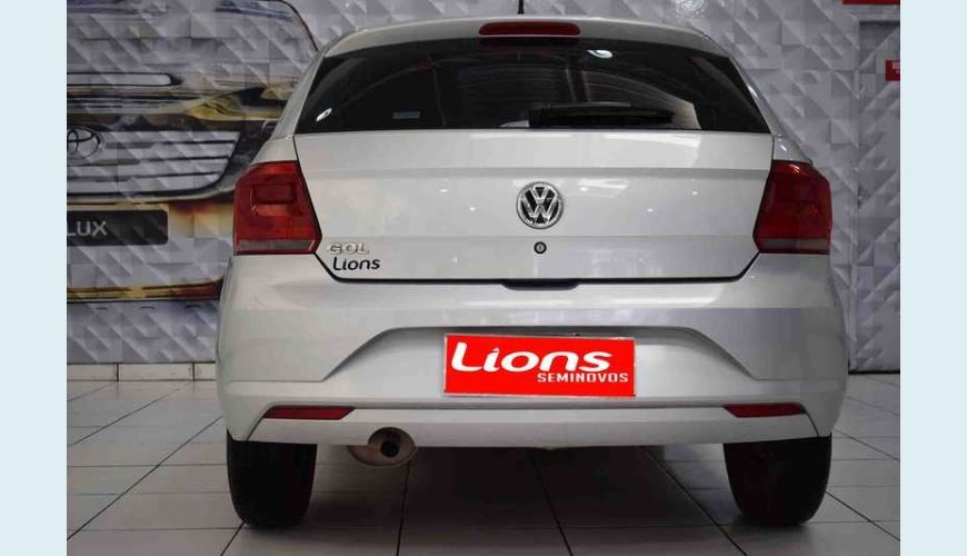 VOLKSWAGEN GOL 1.0 MPI TRENDLINE 12V 5P (FLEX) - PRATA - 2017 Foto 2 (Grande)