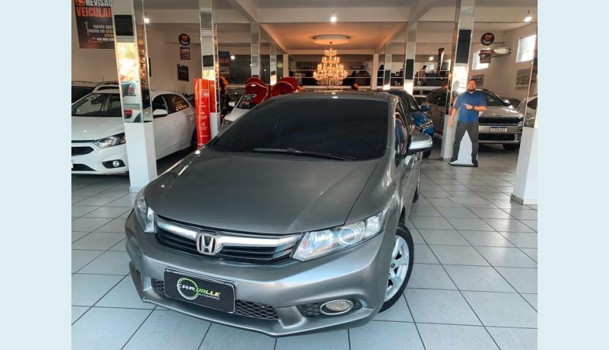 HONDA CIVIC EXS - CINZA - 2013 Foto 2 (Grande)
