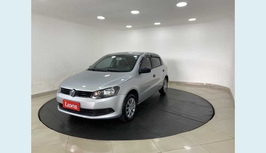 VOLKSWAGEN GOL 1.0 TEC TRACK (FLEX) - PRATA - 2014 Foto 2 (Grande)