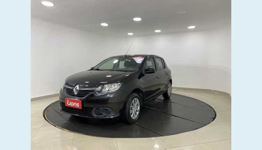 RENAULT SANDERO EXPRESSION 1.0 16V (FLEX) - PRETO - 2015 Foto 2 (Grande)