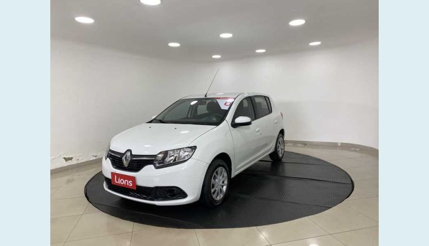 RENAULT SANDERO EXPRESSION 1.6 16V SCE (FLEX) - BRANCO - 2018 Foto 2 (Grande)