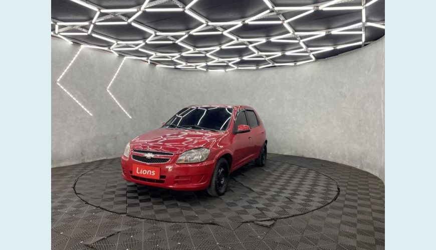 CHEVROLET CELTA LT 1.0 (FLEX) - VERMELHO - 2014 Foto 2 (Grande)