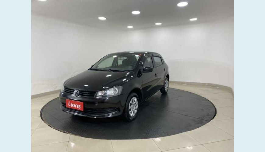VOLKSWAGEN GOL 1.0 TEC (FLEX) 2P - PRETO - 2014 Foto 2 (Grande)