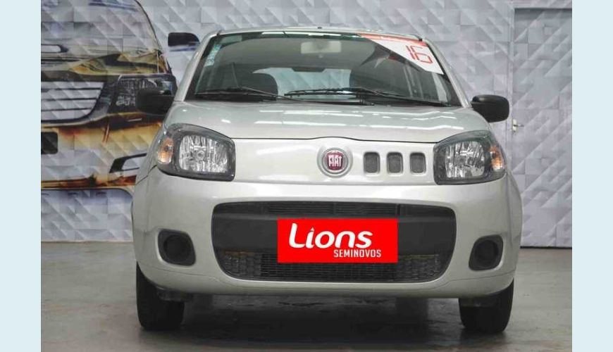 FIAT UNO VIVACE CELEB. 1.0 8V (FLEX) 4P - PRATA - 2016 Foto 2 (Grande)