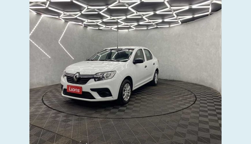 RENAULT LOGAN LIFE 1.0 12V SCE (FLEX) - BRANCO - 2021 Foto 2 (Grande)