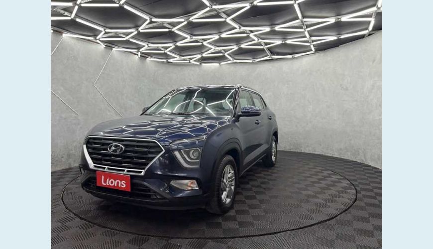 HYUNDAI CRETA COMFORT 1.0 TURBO (AUT) (FLEX) - AZUL - 2024 Foto 2 (Grande)