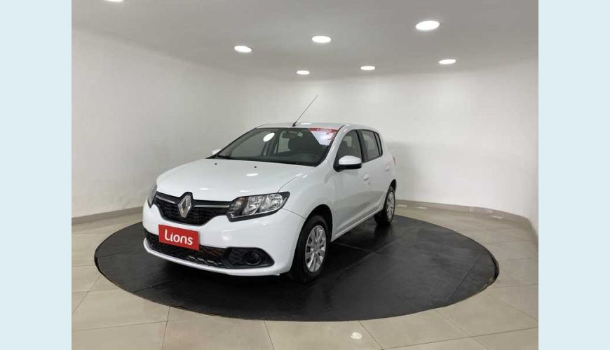 RENAULT SANDERO EXPRESSION 1.6 16V SCE (FLEX) - BRANCO - 2018 Foto 2 (Grande)