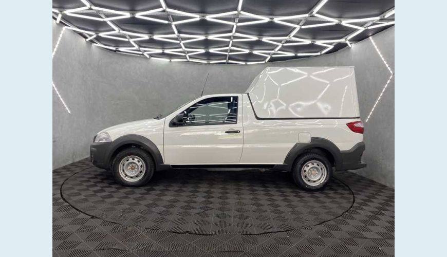 FIAT STRADA HARD WORKING 1.4 (FLEX) (CABINE SIMPLES) - BRANCO - 2020 Foto 2 (Grande)