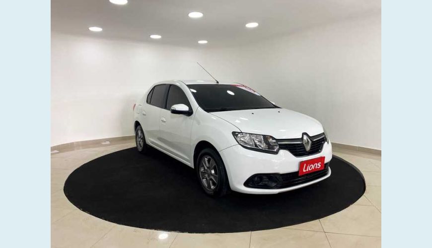 RENAULT LOGAN AUTHENTIQUE 1.0 12V SCE (FLEX) - BRANCO - 2019 Foto 2 (Grande)