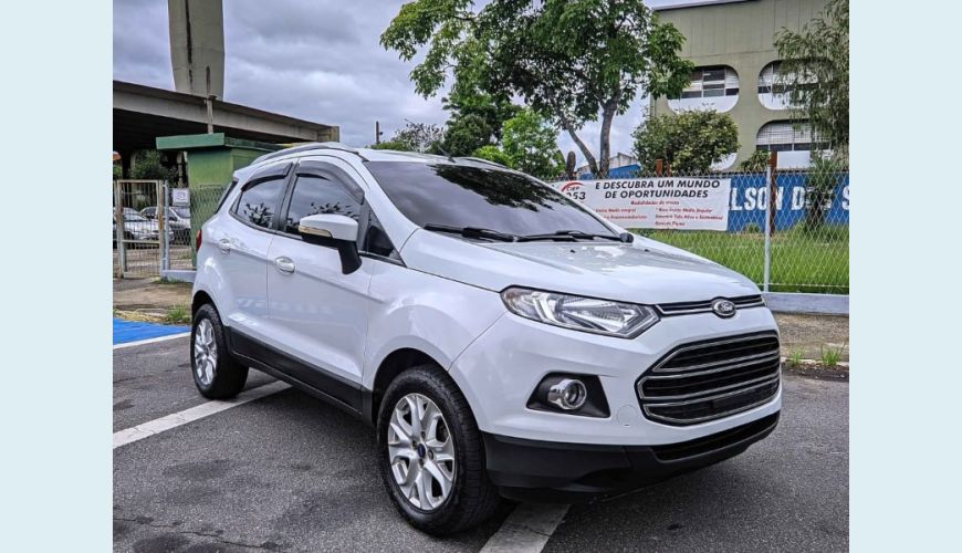 FORD ECOSPORT TITANIUM 1.6 16V FLEX MANUAL 4P - BRANCO - 2014 Foto 2 (Grande)