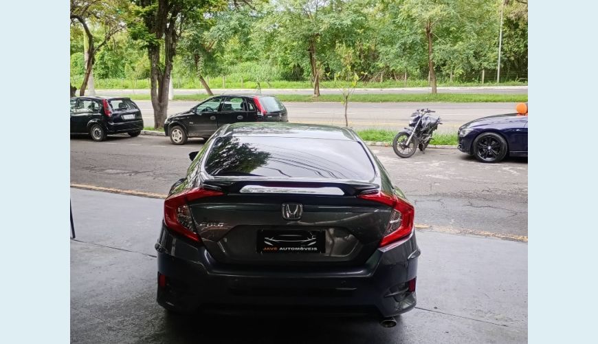 HONDA CIVIC SEDAN EXL 2.0 FLEX 16V AUT.4P - CINZA - 2019 Foto 2 (Grande)