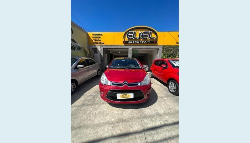CITROËN C3 120A EXCLUSIV - VERMELHO - 2014 Foto 2 (Grande)