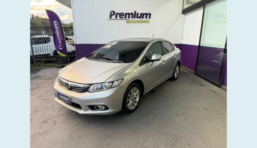 HONDA CIVIC - PRATA - 2012 Foto 2 (Grande)