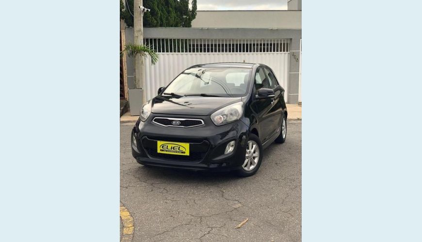 KIA PICANTO EX41.0MTFF - PRETO - 2012 Foto 2 (Grande)