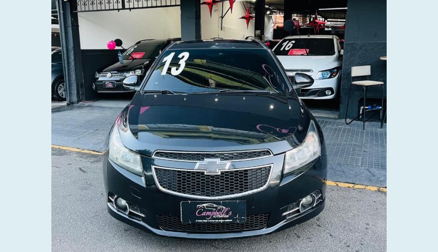 CHEVROLET CRUZE HB SPORT LT 1.8 16V FLEX AUT. 4P - PRETO - 2013 Foto 2 (Grande)