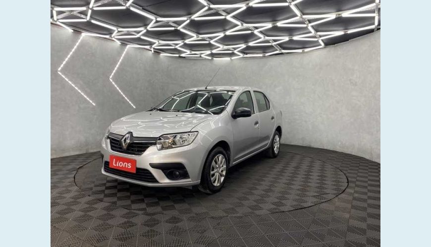 RENAULT LOGAN LIFE 1.0 12V FLEX MANUAL 4P - PRATA - 2022 Foto 2 (Grande)